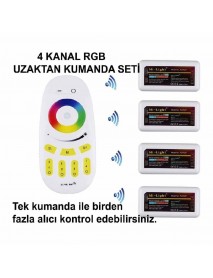 4 Kanal Rgb Uzaktan Kumanda Seti