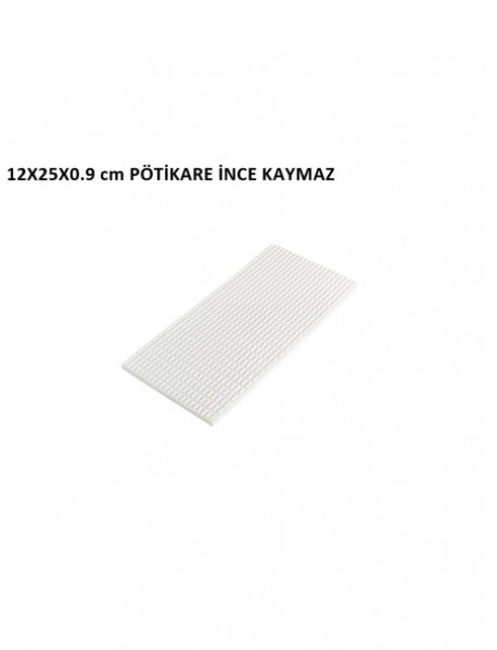 Pötikare 12,5-25cm Beyaz Porselen Kaymaz