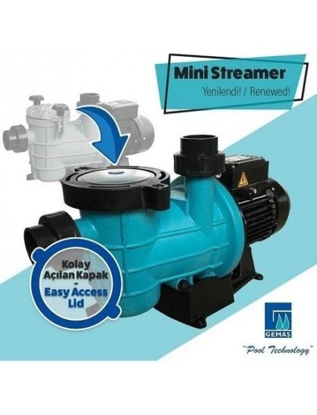 GEMAŞ Streamer Mini Kendinden Emişli Havuz Pompası